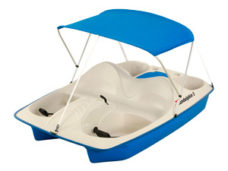 Botes a pedales para 5 personas